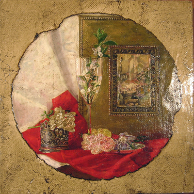 Натюрморт с весенними цветами   копия